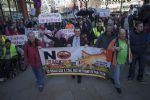 Over 1500 March Against Fracking In Manchester